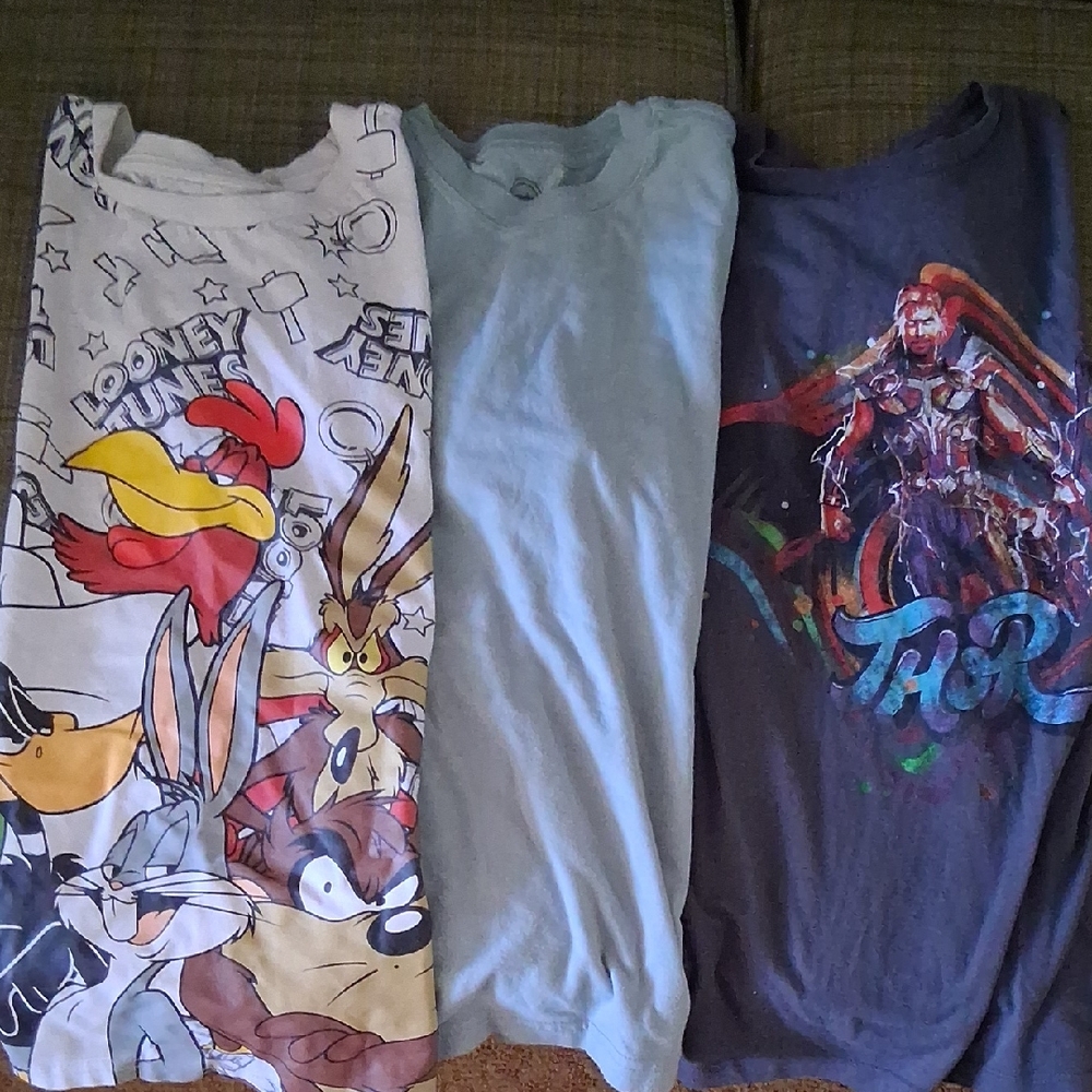Looney Tunes and Thor Graphic T-Shirts